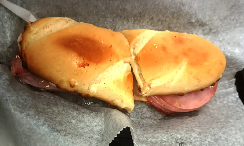 The Original Noble Roman's Ham & Cheese Sandwich